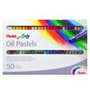 Pentel Arts PHN-50U Pack of 50 Oil Cakes, Multi-Colour