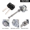 Yollky Front Door Lock Cylinder Set Kit with 2 Keys