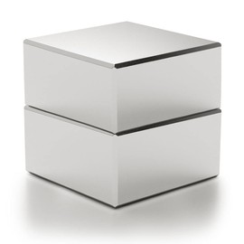 40x40x20mm Super Strong Neodymium Block Magnet, Powerful N52 Magnet The World's Strongest & Permanent Rare Earth Magnets for Science Project Building Craft and Office (Pack of 2)