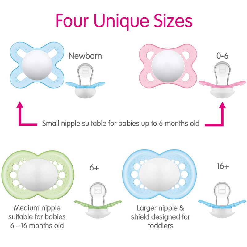 MAM Original Matte Baby Pacifier, Nipple Shape Helps Promote Healthy