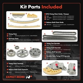 A-Premium Kit de Cadena de Distribución del Motor (VVT)