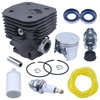 AUMEL 56mm Cylinder Piston Pin Kit For Husqvarna 395 395XP