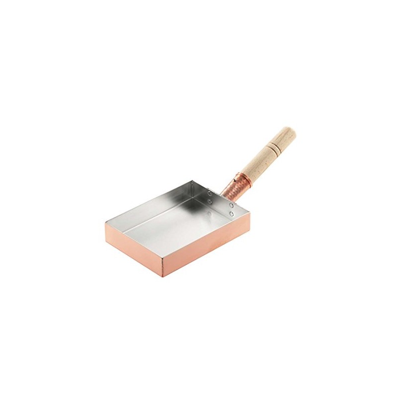 Kobo Aizawa No. 70085 Pure Copper Grilled Egg Pan, Kansai