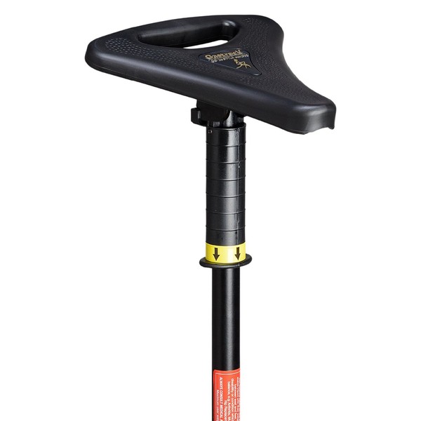 Walker Seat Stick Height-Adjustable with Folding Handle Green