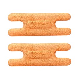 Heel Cushion Pads, Reusable Self Adhesive Inserts and Grips, Foot Protector Liners (Brown)