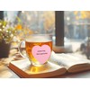 Mini Skater 2 Pack Kraft Paper Sticky Notes Heart Shaped