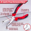 LEONTOOL Hose Grip Pliers 8" Offset Spark Plug Boot Removal