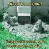 ApxRoufin Gnome Downspout Splash Block, Decorative Rain Gutter Diverter