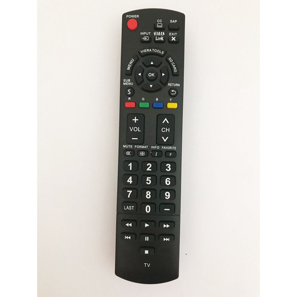 Replacement Remote Control Universal for Panasonic TV N2QAYB000321 N2QAYB000485 TC-P42C2