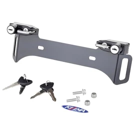 Kijima 303-1601 Motorcycle Parts, Helmet Lock, Holder, Steel, Anti-theft, Number Twin, Includes Hanging Hook, General Purpose