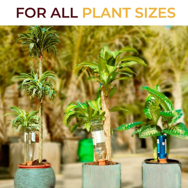 Reifier 10-Pack Natural Self Watering Spikes - Terracotta - 10-pack