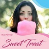 Cotton Candy Floss Sugar Package of ct-(Pink Vanilla, Blue Raspberry