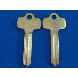 TWO  NICKEL SILVER FITS BEST KEY BLANKS FOR "TA"  KEYWAY
