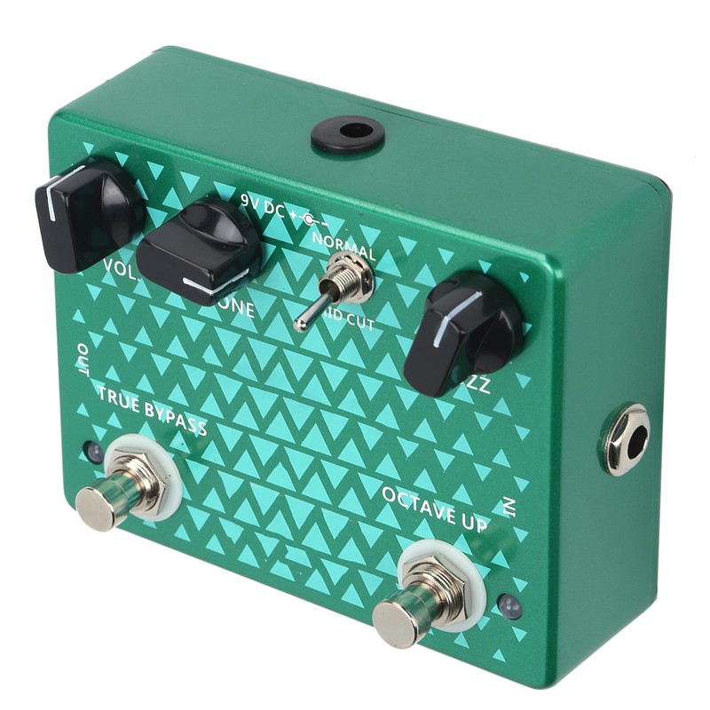 Distortion Guitar Pedal Octave Instrument Accessory with True Bypass Design