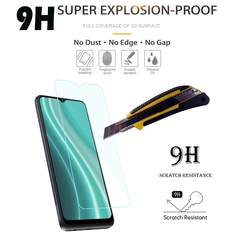 Tuxiwei [ 4-Pack For BLU G34 Tempered Glass Screen Protector,