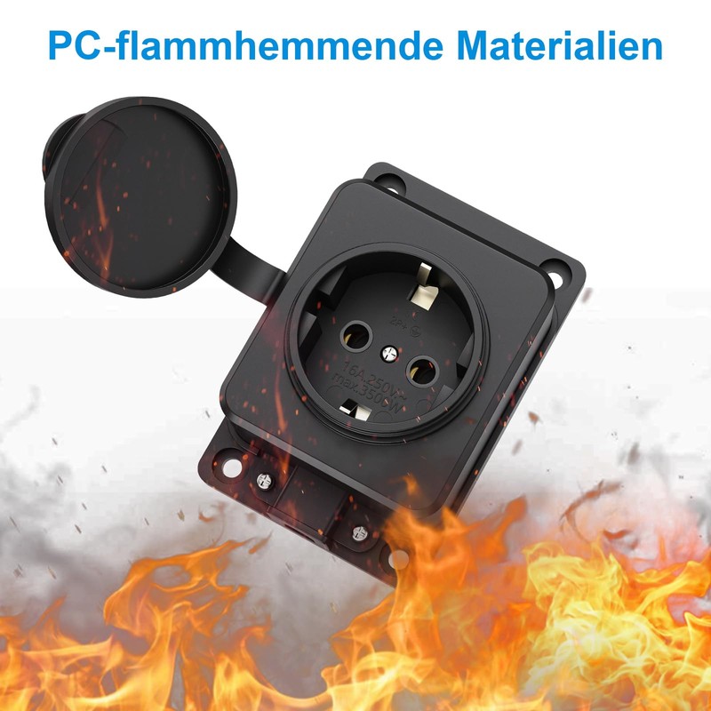 Outdoor Socket, Waterproof, Distribution Box, Outdoor Waterproof, 1 Compartment Outdoor