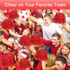 KOMUNJ 2 Cheerleader Pom Poms, Foil Cheerleader Pom Poms with