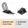 50 Piezas Organizadores Cables Reutilizables Pinzas Adhesivas para Cables de