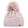 Faera Winter Hat Warm Lined Faux Fur Bobble Hat Fleece