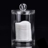 Acrylic Cotton Pad Holder Swabs Box, Swabs Dispenser Durable Cotton