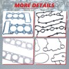 ZDKK Engine Cylinder Head Valve Cover Gaskets Seals Set 06E103149AG