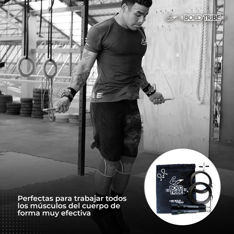 BOLD TRIBE Cuerda para Saltar "Master Jump" - Alta Velocidad