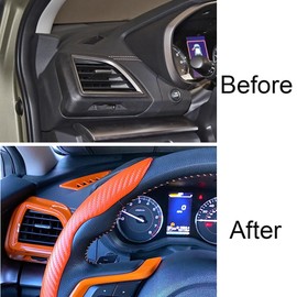 TLIFORT for Subaru Dash Board Air Conditioner Vent Outlet Cover Trim for Subaru Crosstrek Impreza Premium Sport Limited 2018 2019 2020 2021 2022, Orange
