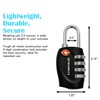Lumintrail TSA Approved Locks, 4 Digit Combination Luggage Locks TSA