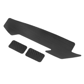 ANKROYU 5 Sets Risk Bicycle Chain Protective Stickers Premium Imitation Leather Anti Scratch Paster with Cable Hose Stickers for Mountain Bike Road Bike Frame Protection 220x63mm