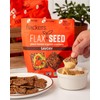 Flackers Organic Savory Flaxseed Crackers, 5 Ounce 4-Pack, Gluten Free,
