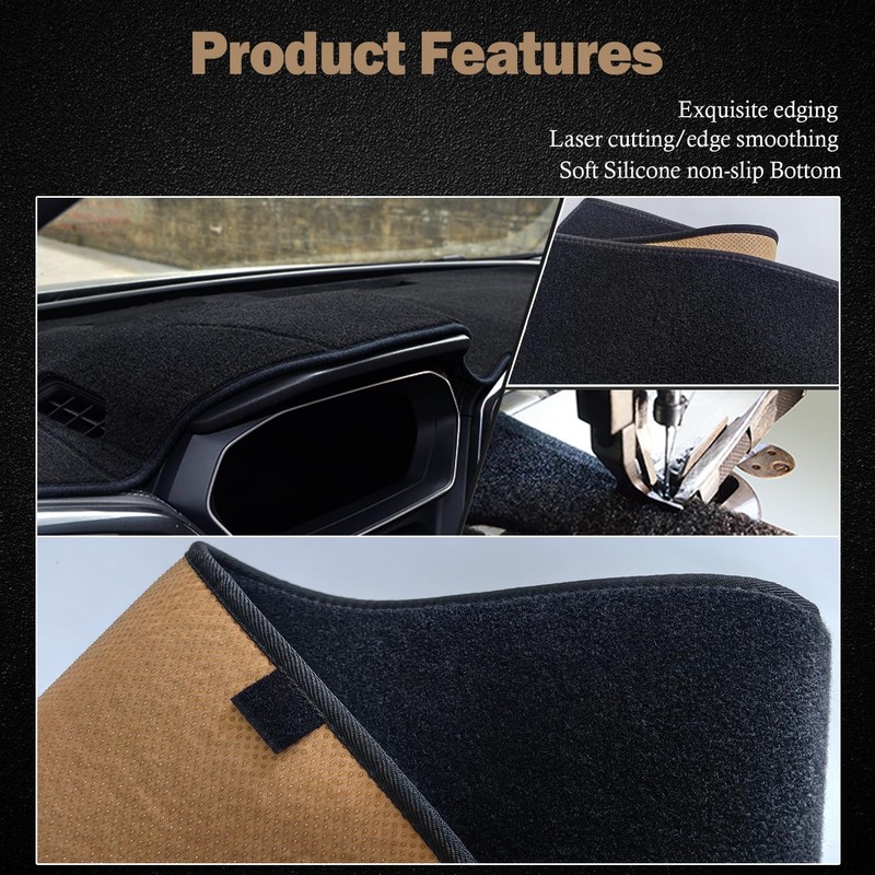 KEYOOG Dashboard Cover Dash Mat Fit for Vo-lkswagen Beetle 2010-1998