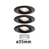 Paulmann Nova 93083 Mini LED Recessed Light Base Set Swivelling
