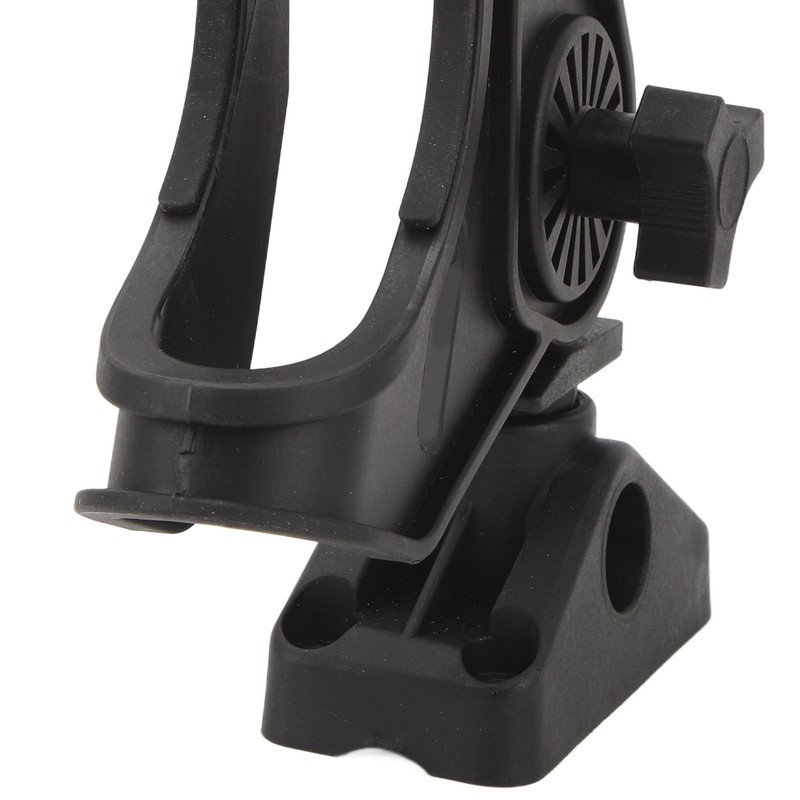 Fishing Rod Holder Clamp Base 360° Adjustable Rotating Weatherproof Open