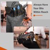 Enhanced Non-Slip Bit Holder Key Chain 6pc, 1/4 Inch Hex