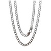 Treasure Bay Italian Silver Curb Chain for Men and Women