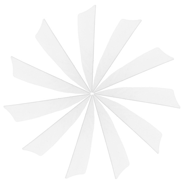 YELARXI Arrow Vanes Turkey Archery Arrows Feathers Fletching, 3 Inch