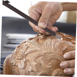 Operitacx 12 Stück Tranchiermesser Allzweckmesser Grat Hartmetall Hakenmesser Bausatz Anspitzer sterben holzschnitzset holzschnitzwerkzeug schnitz messer Schnitzwerkzeuge Schnitzmesser Stahl