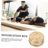 OATIPHO Portable Moxibustion Box High Temperature Resistant Copper Moxa Stick