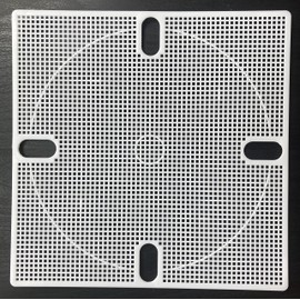 Rolling Fun 6-Pack Rice Paper Rolling Tray R22 Square Design - Vietnamese Cuisine Tool