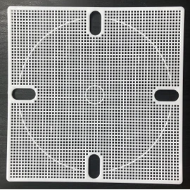 Rolling Fun 6-Pack Rice Paper Rolling Tray R22 Square Design - Vietnamese Cuisine Tool