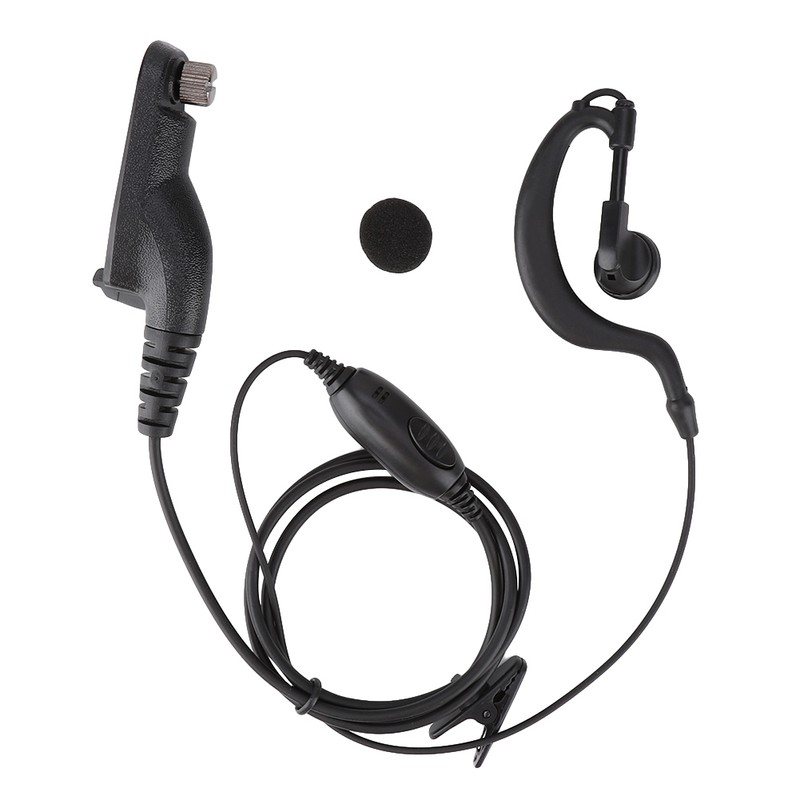 APX7000 G shape Ear hook Microphone Earpiece for Motorola DP4800
