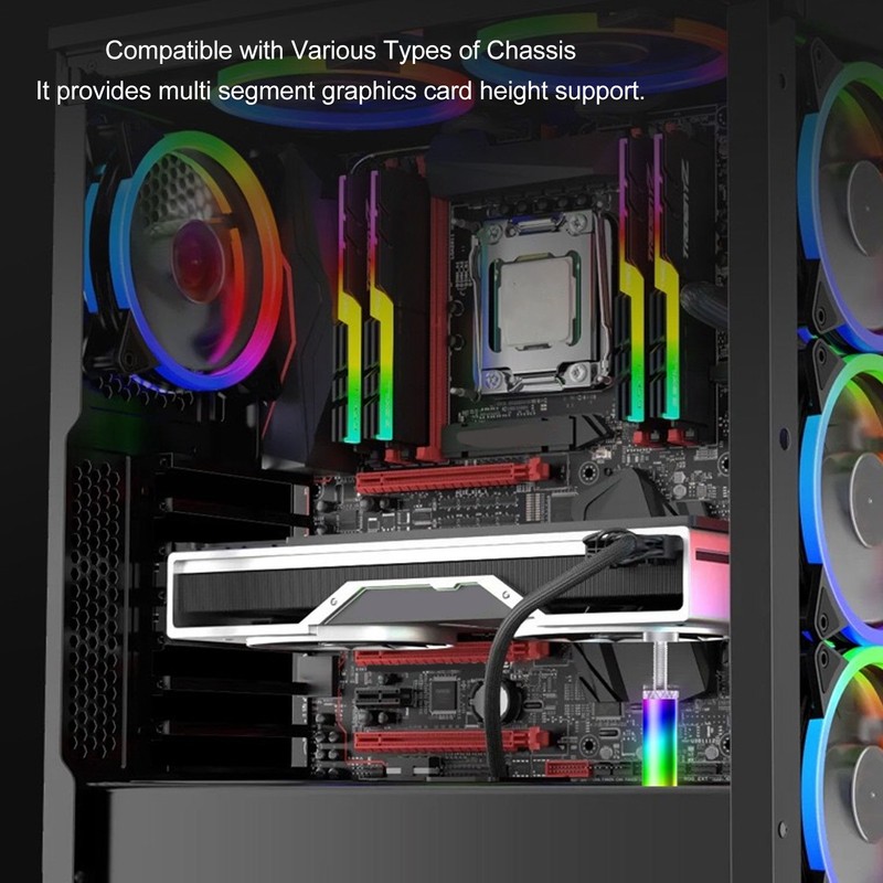 ARGB GPU Support Bracket 5V 3Pin Addressable Magnetic Anti Sag