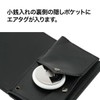 Abrasas Small Wallet with AirTag, Men's, Women's, Made in Japan,
