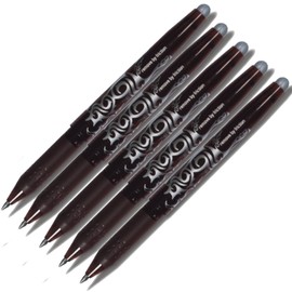 Pilot Frixion Rollerball pen, Erasable, Black, brown