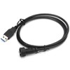 Waterproof USB Connector IP67 TYPEC Male USB3.0 Male with Cable