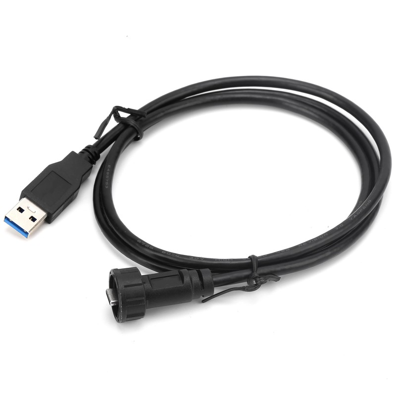 Waterproof USB Connector IP67 TYPEC Male USB3.0 Male with Cable