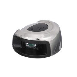 Attwood NV2012SSG-7 LightArmor 2-Mile Navigation Deck Mount Sidelight, Green LED Lighting, Round Stainless Housing