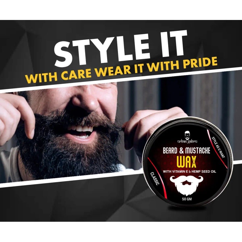 Barba De Urbangabru, Cera De Bigote Para Hombres - Strong