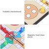 Plastic Magnetism Aeroplane Chess Board Games Toy Set with Foldable