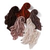 HURESON Women's Large Chiffon, Scarf, Plain, Shawl, Wedding, Spring, Summer,